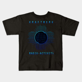 Graphic machine Kraftwerk blue Kids T-Shirt